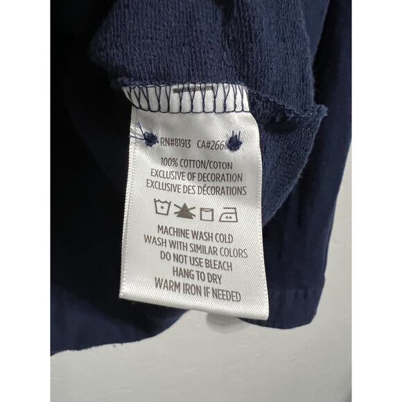 Robert Graham Polo Shirt Medium Tailored Fit Navy Blue Chambray Cuff Long Sleeve - Picture 4 of 9